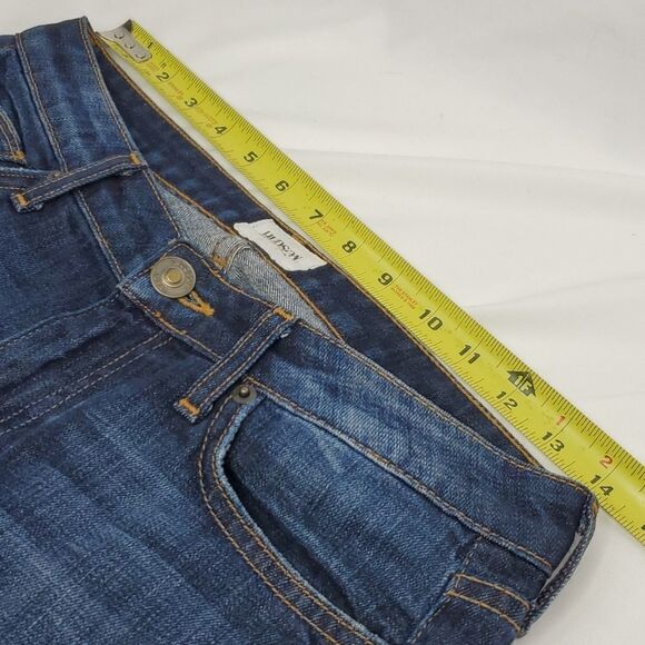 HUDSON extra WIDE LEG FLARE DARK WASH DENIM BOHO JEANS 26 33 long - Picture 5 of 15